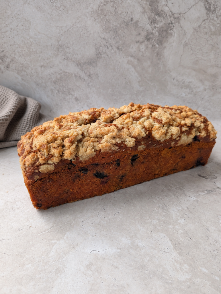 cake aux fruits rouges crumble