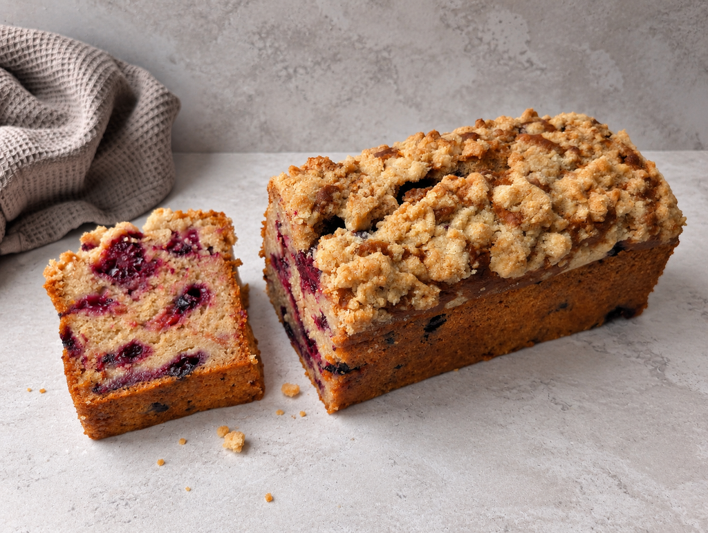 cake aux fruits rouges